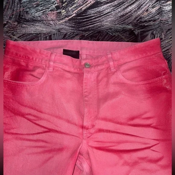 Givenchy straight fit pink jeans